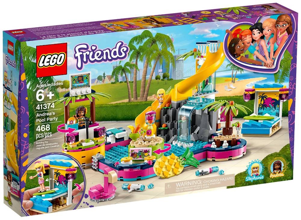 LEGO FRIENDS - 41374 - Soirée piscine d'Andréa