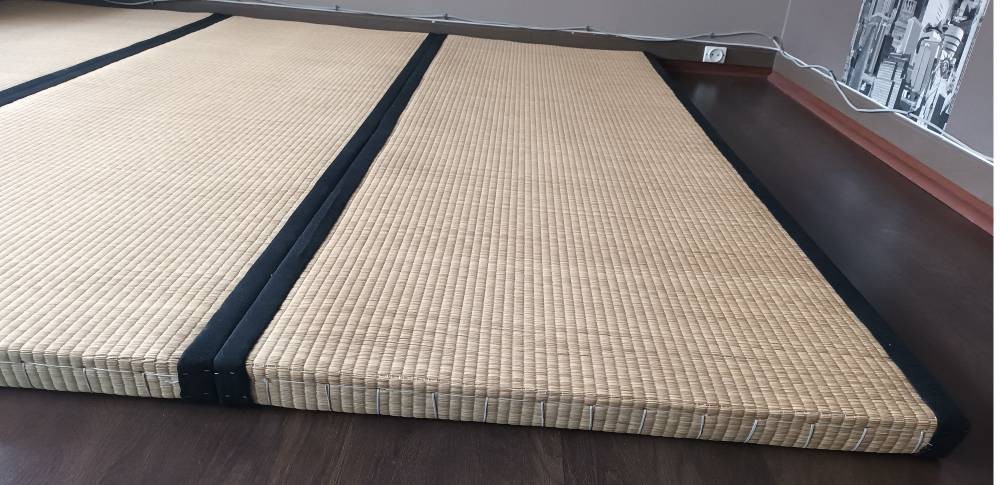 3 Tatamis japonais + futon véritable (pliable)