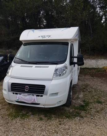 Camping car fiat ducato lit central