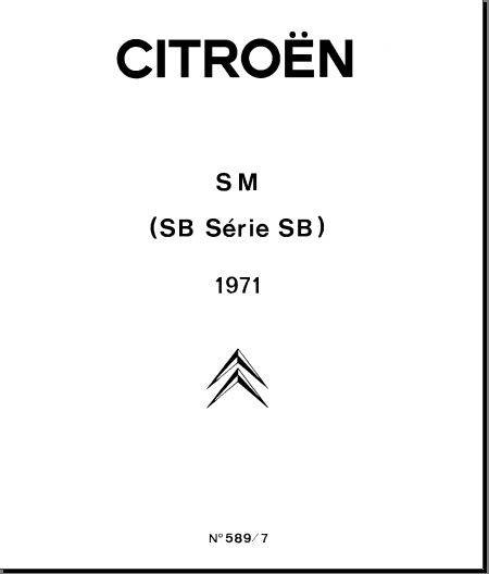Manuels d'atelier Citroën 1919 à 2000