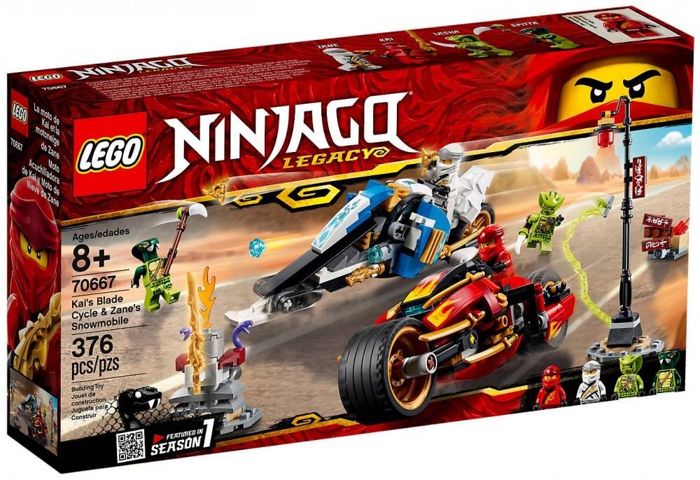 LEGO NINJAGO - 70667 - Moto de Kai et Scooter de Zane
