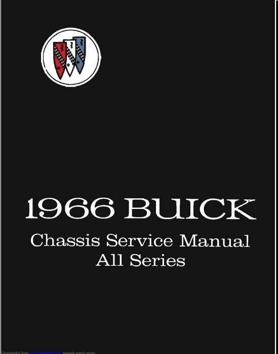 Manuels d'atelier Buick Riviera 1965 1966